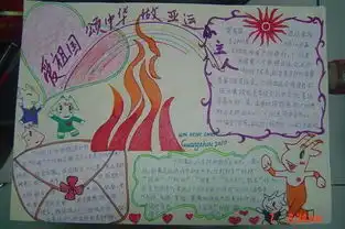 求亚运手抄报图