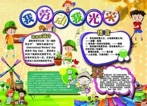 老师布置了五一劳动节作文手抄报作业收藏这篇文章就搞定了