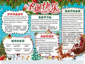 圣诞节英语小报圣诞节平安夜手抄报电子小报图片素材圣诞节手抄报大全worddoc模板下载94.26mb节日手抄报
