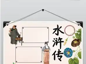 ps水浒传名著阅读读书小报图片素材psd模板下载203.12mb传统国学手抄报大全读书手抄报