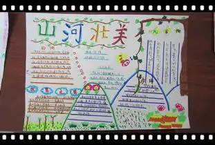 我用双手绘祖国美好山河手抄报