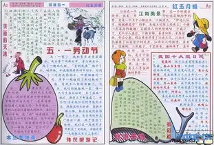 五一劳动节手抄报图