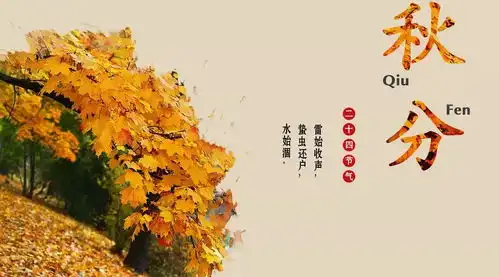 暑退秋澄转凉爽,日光夜色两均长今日秋分