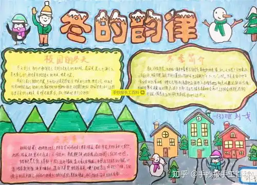 冬季万能手抄报