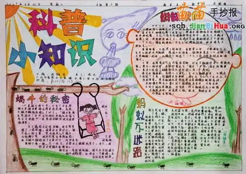 科普手抄报设计图