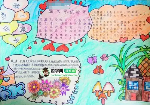 我当一日家长手抄报设计我当一日家长手抄报图片查字典板报网
