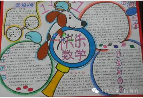探索数学世界,全国数学获奖手抄报集锦