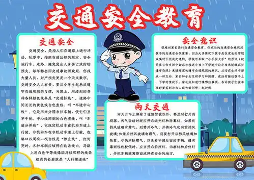 交通安全教育手抄报图片