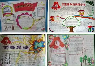 雷锋手抄报不写字