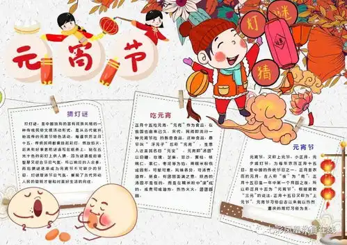 元宵节到了习俗诗句好词好句手抄报猜灯谜技巧大全,收藏