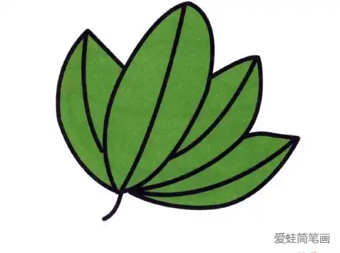 树叶简笔画