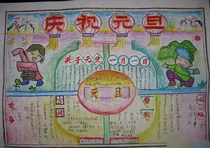 关于元旦的手抄报素材