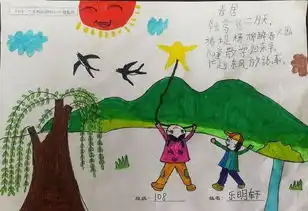 嘉陵江路小学诗配画诗词与画笔交织,童心共谱春之色彩