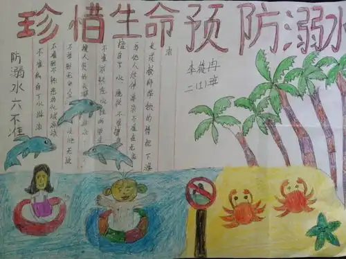 防溺水手抄报大全是作业更是警示教育