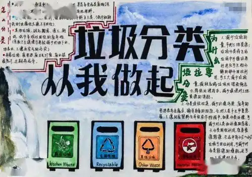 502微课垃圾分类手抄报合集
