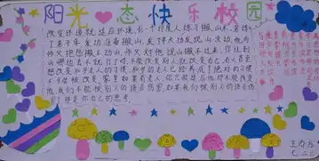 丽星中学校团委组织举行了阳光心态快乐校园板报活动