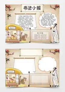 书法手抄报word模板书法手抄报word模板下载熊猫办公