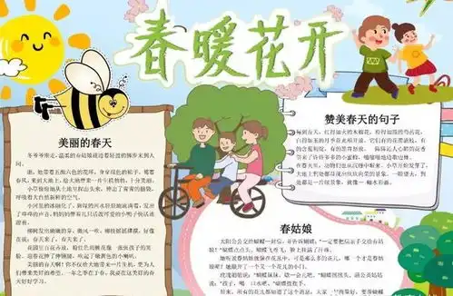 写春天的成语手抄报素材来了,与你共赏春暖花开