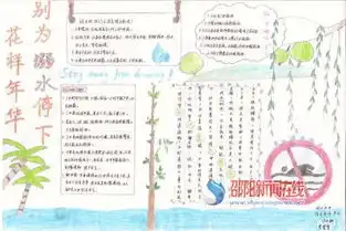 洞口四中举行防溺水手抄报比赛