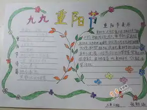 九九重阳节手抄报图片大全资料