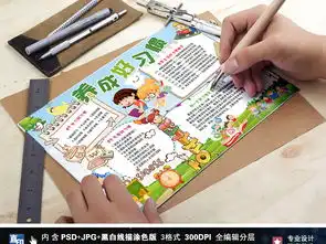养成好习惯小报培养好习惯手抄报电子小报图片素材psd模板下载59.61mb校园安全手抄报大全安全健康手抄报