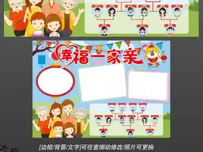 快乐一家亲亲戚之间的亲缘关系家庭亲子我爱我家小报手抄报图片素材psd模板下载71.78mb寒假手抄报大全寒暑假手抄报