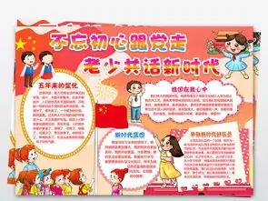 不忘初心跟党走老少共话新时代的好少年好队员小报图片素材psd模板下载39.86mb国庆节手抄报大全节日手抄报