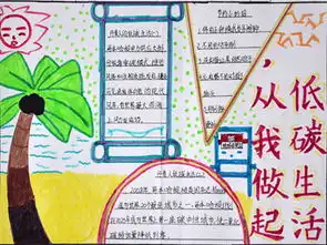 低碳生活手抄报注意环保,低碳生活