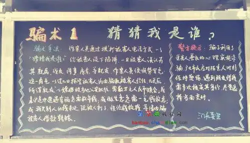 如何防诈骗手抄报