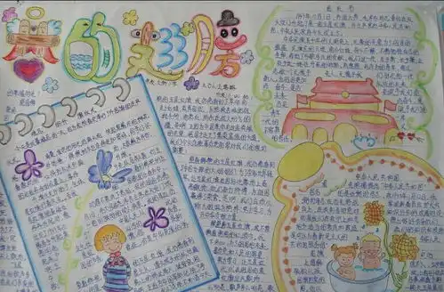 国庆节手抄报我爱你,我的祖国