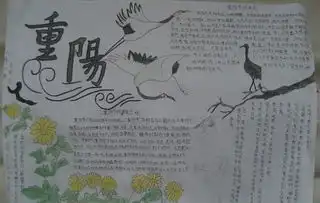 四年级的重阳节手抄报