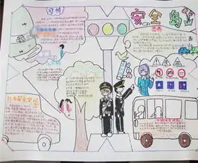 交通安全手抄报交通事故时时刻刻都会发生