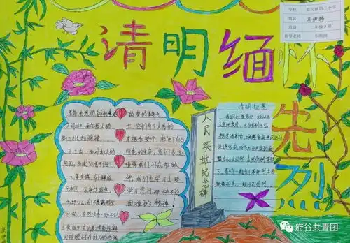 作品展示丨2019年绿色清明文明祭扫主题手抄报比赛获奖作品展示优秀奖