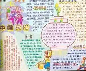 民风民俗手抄报春节习俗贴窗花