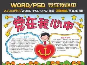 党在我心中小报七一建党节电子手抄报简报图片模板psd设计图下载建党节手抄报大全编号20451362