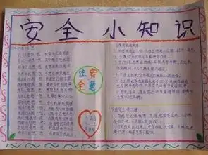 关于安全的手抄报8开要图片