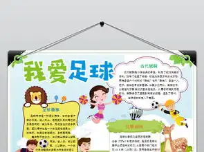我爱足球word手抄报模板图片wps设计图下载足球手抄报大全编号18441307