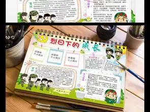 原创军训小报我的军训生活手抄报电子小报模板图片素材worddoc下载94.45mb暑假手抄报大全寒暑假手抄报