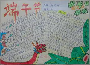 端午节手抄报版面设计图