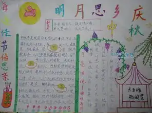 中秋节手抄报图片作品展示