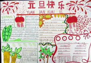 元旦英语手抄报内容资料关于新年英语手抄报资料