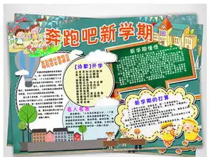 开学了小报暑假新学期新气象新打算手抄小报图片素材worddoc模板下载26.17mb其他大全寒暑假手抄报