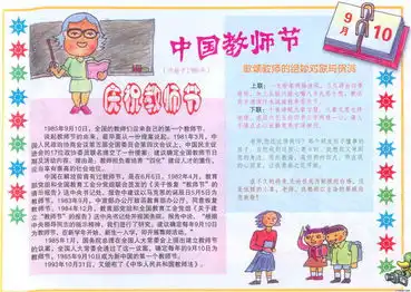 教师节手抄报手抄报