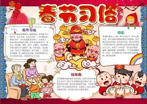 送寒假手抄报合集春节好词好句好段,孩子用得上