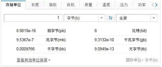 1k等于多少kb
