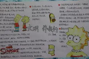 教育系统创城七中进行时创建文明城市你我共同行动手抄报展