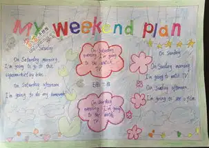 myweekendplan我的周末计划英语手抄报图片大全内容
