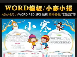 小寒手抄报二十四节气手抄报传统电子小报图片素材worddoc模板下载75.26mb其他大全