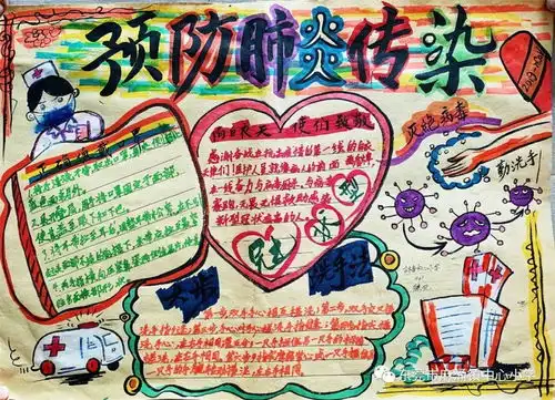 童心协力,抗击疫情古梅中心小学学子用手抄报为祖国加油