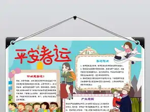 平安春运小报安全出行校园教育手抄报小报图片素材wps模板下载2.51mb春节元旦手抄报大全节日手抄报